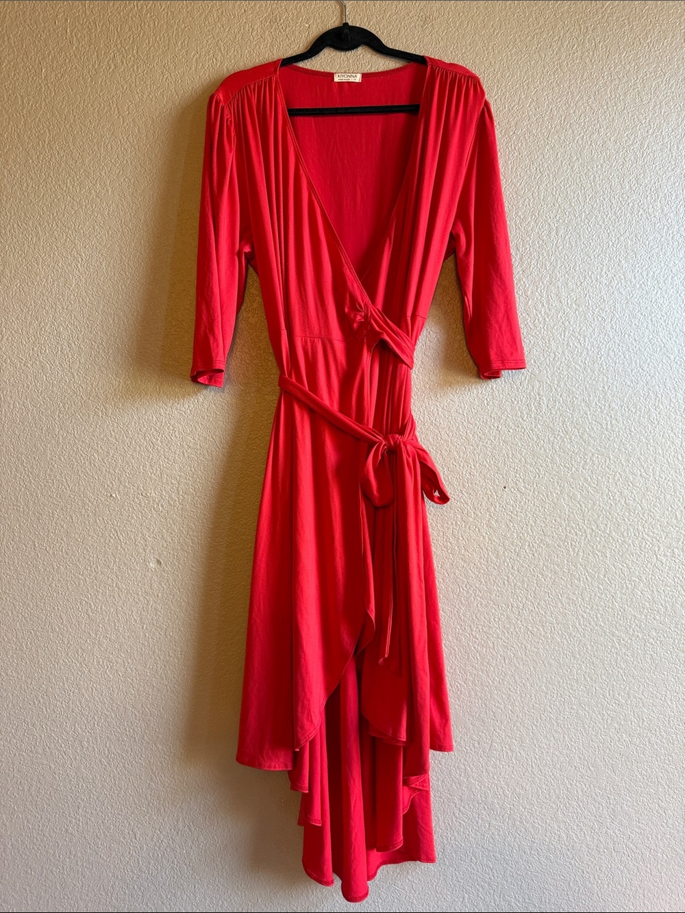 Kiyonna Red Wrap Dress